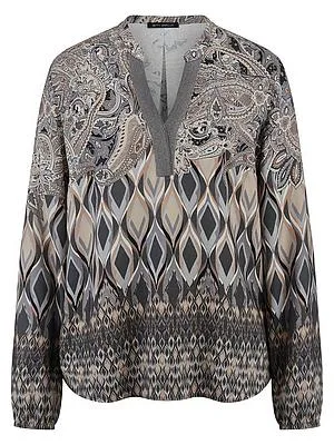 Bluse zum Schlupfen Betty Barclay grau