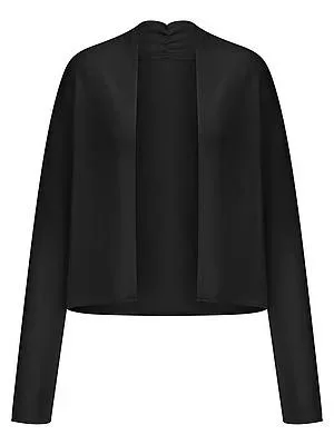 Strickjacke Kaschmir Peter Hahn schwarz