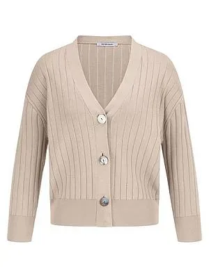 Cardigan aus 100% SUPIMA®-Baumwolle Peter Hahn beige