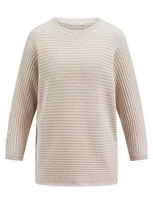 Pullover  U-Boot-Ausschnitt Peter Hahn beige