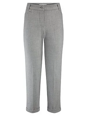 Knöchellange Slim Fit-Hose Raffaello Rossi grau