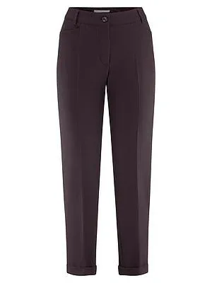 Knöchellange Slim Fit-Hose Raffaello Rossi rot