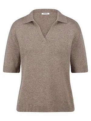 Pullover Polokragen Peter Hahn beige