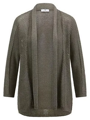 Strickjacke 3/4-Arm Peter Hahn beige
