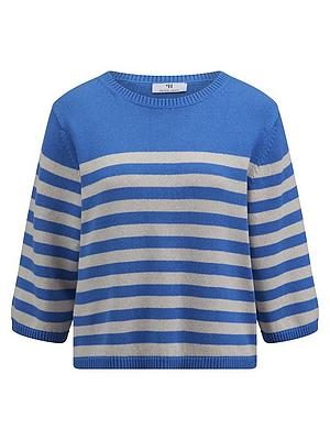Rundhals-Pullover Peter Hahn blau