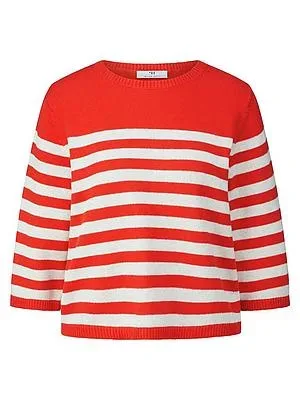 Rundhals-Pullover Peter Hahn rot