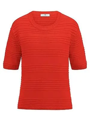 Rundhals-Pullover Peter Hahn rot