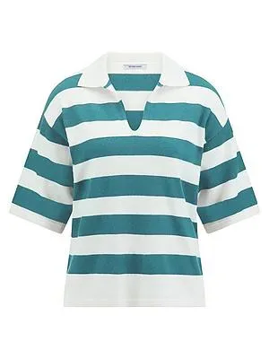 Polo-Pullover Peter Hahn blau