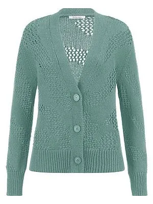 Strickjacke Peter Hahn grün