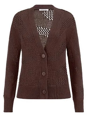 Strickjacke Peter Hahn braun
