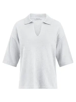 Polo-Pullover Peter Hahn weiss