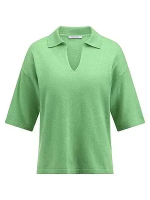 Polo-Pullover Peter Hahn grün