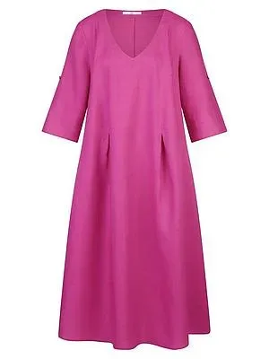 Kleid V-Ausschnitt Emilia Lay pink