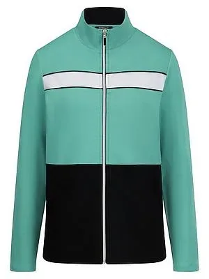 Sweatjacke Peter Hahn türkis