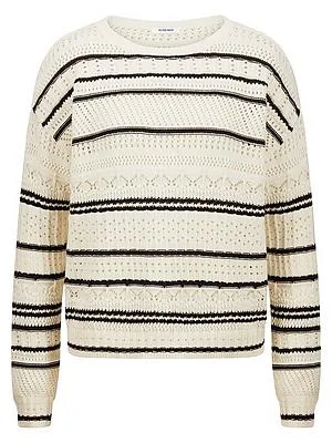 Pullover U-Boot-Ausschnitt Peter Hahn weiss