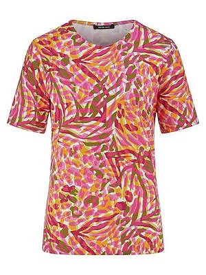 Shirt Rundhals-Ausschnitt Peter Hahn orange