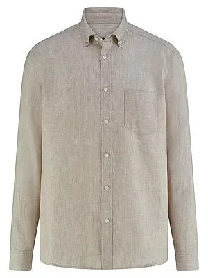 Leinenhemd Redpoint beige