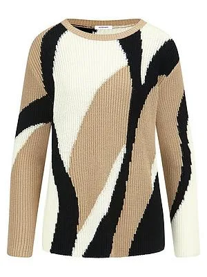 Rundhals-Pullover Peter Hahn beige