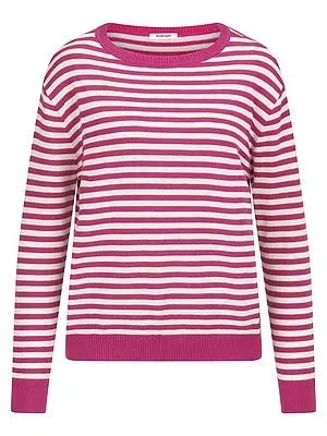 Rundhals-Pullover aus 100% SUPIMA®-­Baumwolle Peter Hahn pink