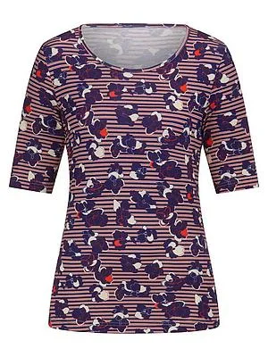 Rundhals-Shirt Peter Hahn blau