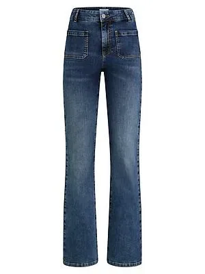 Bootcut-Jeans Peter Hahn denim