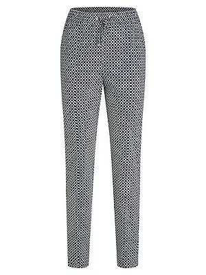 Knöchellange Slim Fit-Jersey-Hose Peter Hahn schwarz