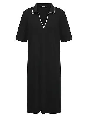 Polo-Kleid Peter Hahn schwarz