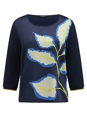 Blusen-Shirt Peter Hahn blau