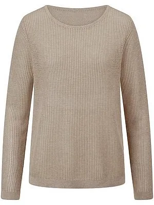 Pullover U-Boot-Ausschnitt Fadenmeister Berlin beige