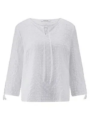Bluse zum Schlupfen Peter Hahn weiss