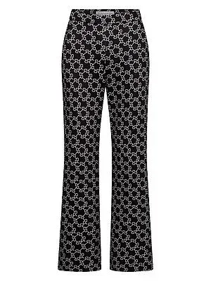 Knöchellange Wide Fit-Jersey-Hose Raffaello Rossi schwarz