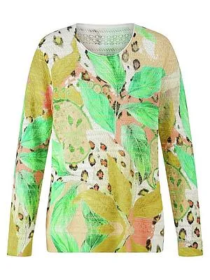 Rundhals-Pullover Emilia Lay weiss