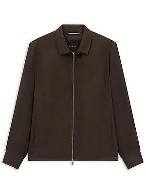 Hemdjacke Regular Fit Bugatti braun