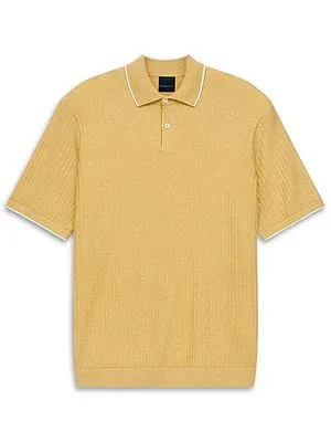 Polo-Pullover Regular Fit Bugatti gelb