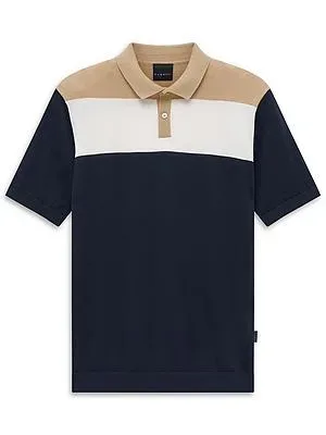 Polo-Pullover Regular Fit Bugatti blau