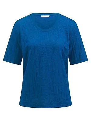 Rundhals-Shirt Peter Hahn blau