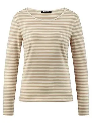 Rundhals-Shirt 1/1-Arm Peter Hahn beige