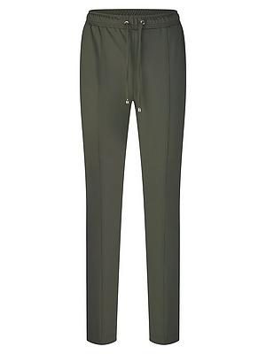 Knöchellange ?Slim Fit?-Jersey-Hose BASLER grün