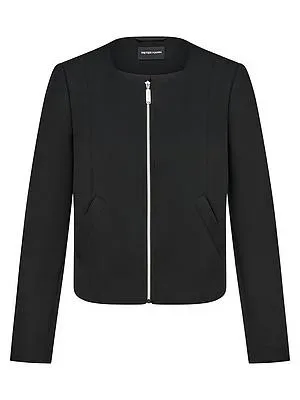 Jersey-Jacke Peter Hahn schwarz
