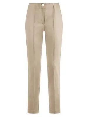Knöchellange Slim Fit-Hose Fadenmeister Berlin beige