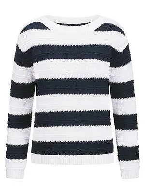 Pullover U-Boot-Ausschnitt BASLER blau