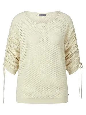 Rundhals-Pullover BASLER beige