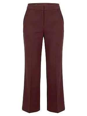 Knöchellange Hose Fadenmeister Berlin rot