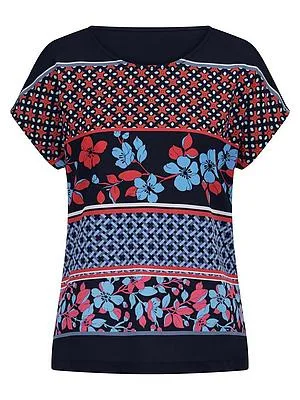 Rundhals-Shirt Peter Hahn blau