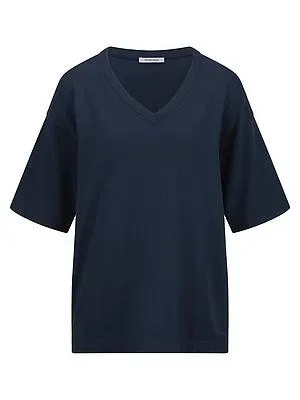 V-Pullover Peter Hahn blau