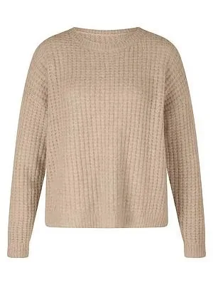 Rundhals-Pullover aus Kaschmir Peter Hahn beige
