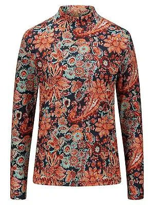Shirt Stehkragen Peter Hahn blau