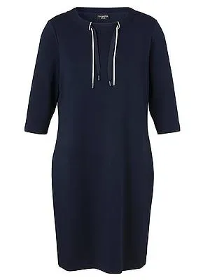 Jersey-Kleid 3/4-Arm Via Appia Due blau