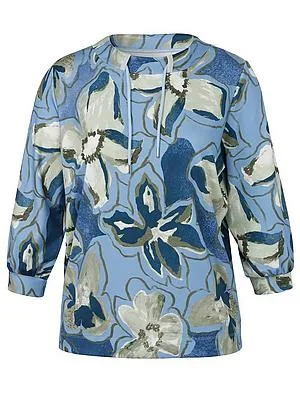 Sweatshirt 3/4-Arm Via Appia Due blau