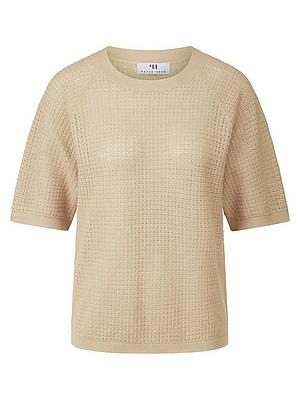 Rundhals-Pullover Peter Hahn beige